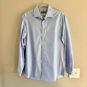 Men’s Large 16 Michael Kors Blue Dress Shirt